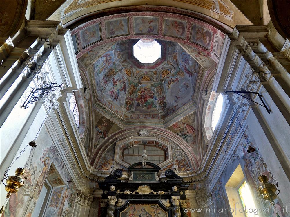 Andorno Micca (Biella, Italy) - Vault of the Chapel of San Giulio in the Church of San Lorenzo